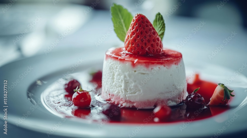 strawberry semifreddo strawberry semifreddo