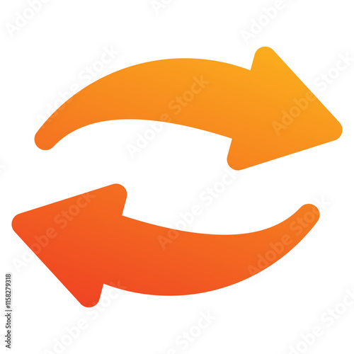 Refresh icon element for design