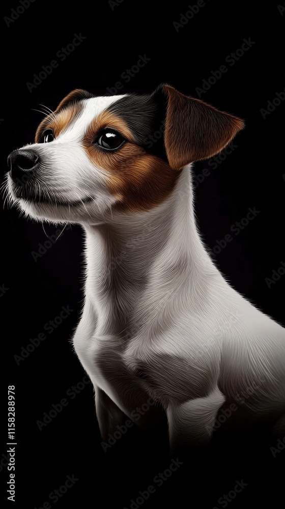 A close-up photo of a yellow and white dog A close-up photo of a yellow and white dog