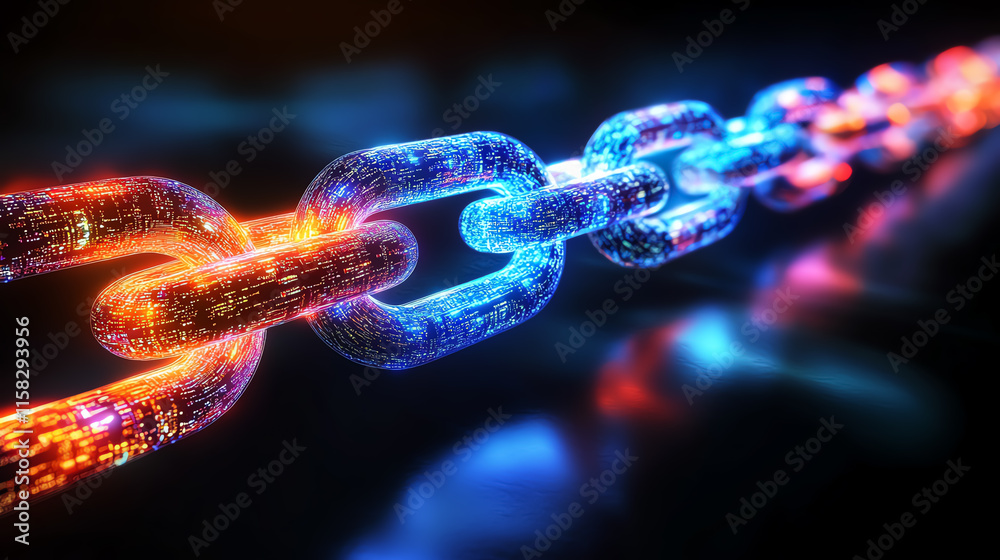 A glowing blockchain ledger with interconnected nodes processing secure payments, futuristic digital tokens glowing in vibrant hues A glowing blockchain ledger with interconnected nodes processing secure payments, futuristic digital tokens glowing in vibrant hues