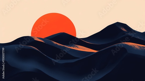 minimalist background for brent crude oil, copy and text space, 16:9