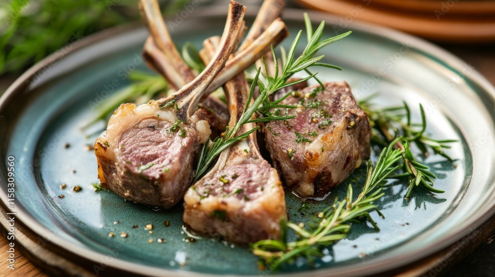 Grilled Lamb Ribs with Rosemary Grilled Lamb Ribs with Rosemary