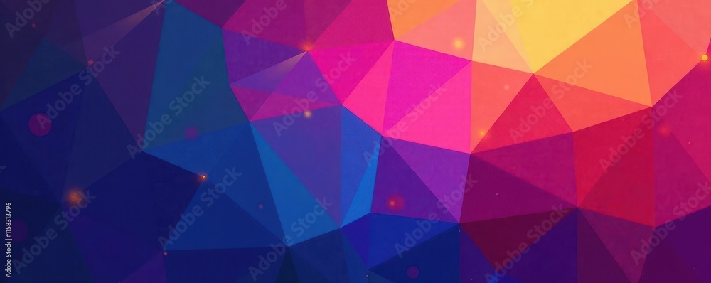 Obraz premium Abstract triangular mosaic, gradient color shift , polygonal, abstract