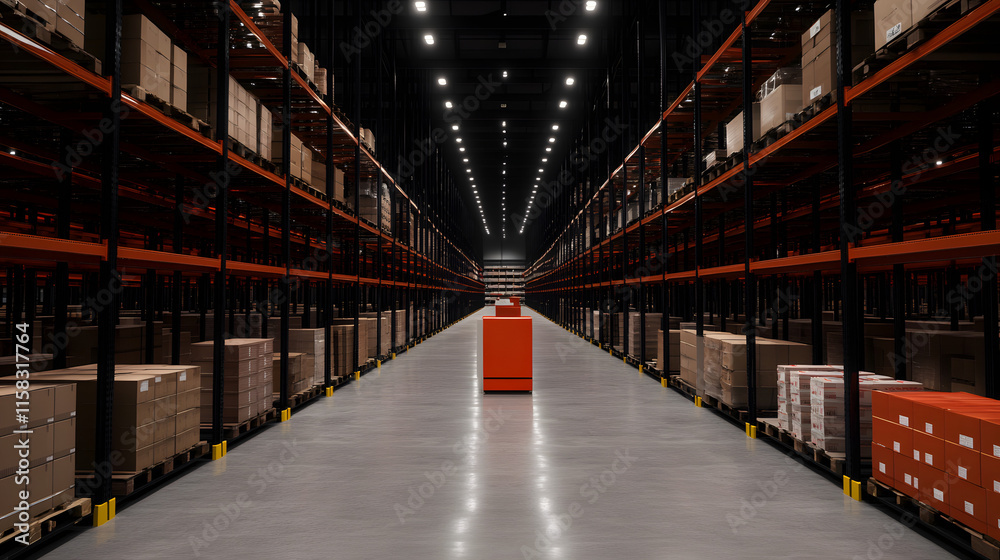 Automated warehouse systems in commercial applications, optimizing inventory management, enhancing operational efficiency, and reducing costs through robotics, AI, and real-time data analytics for sea Automated warehouse systems in commercial applications, optimizing inventory management, enhancing operational efficiency, and reducing costs through robotics, AI, and real-time data analytics for sea