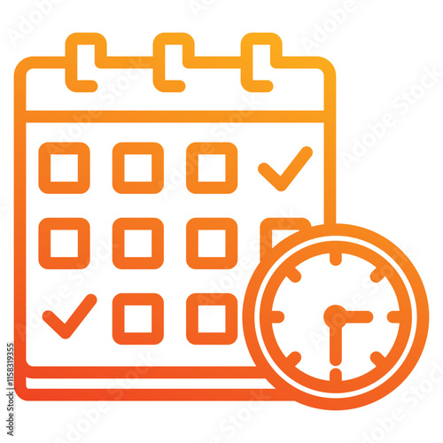 Schedule icom element for design