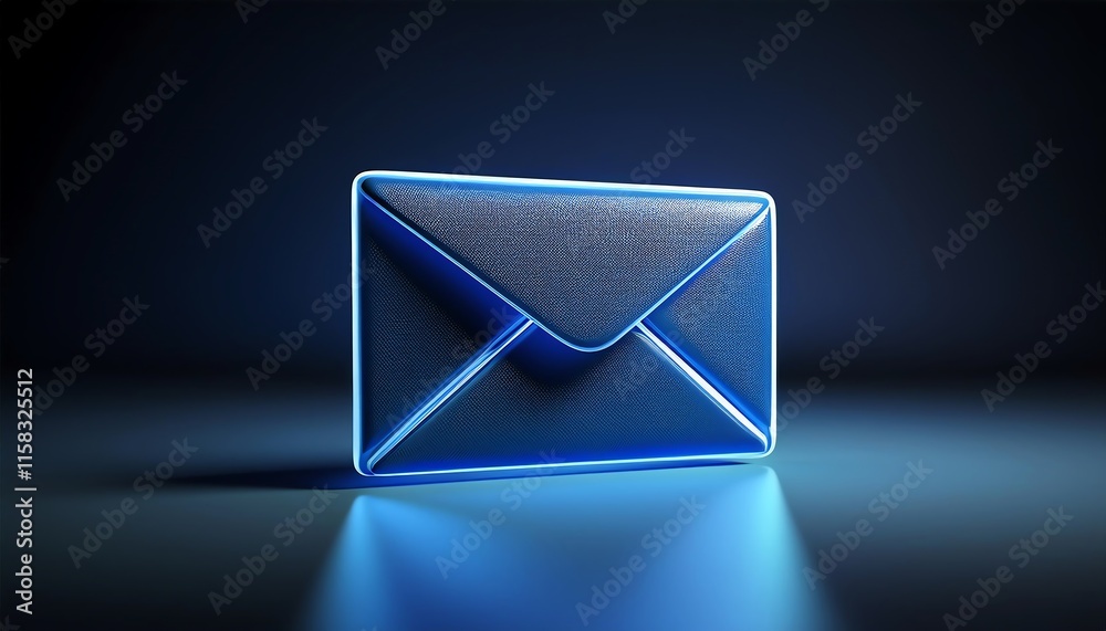 A glowing envelope with a sleek, modern design sits against a dark background, symbolizing digital communication and connectivity. A glowing envelope with a sleek, modern design sits against a dark background, symbolizing digital communication and connectivity.
