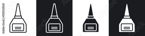 Eyeliner bottle icon pack for app and website ui designs.