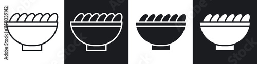 Iftar meal ramadan icon pack for app and website ui designs.