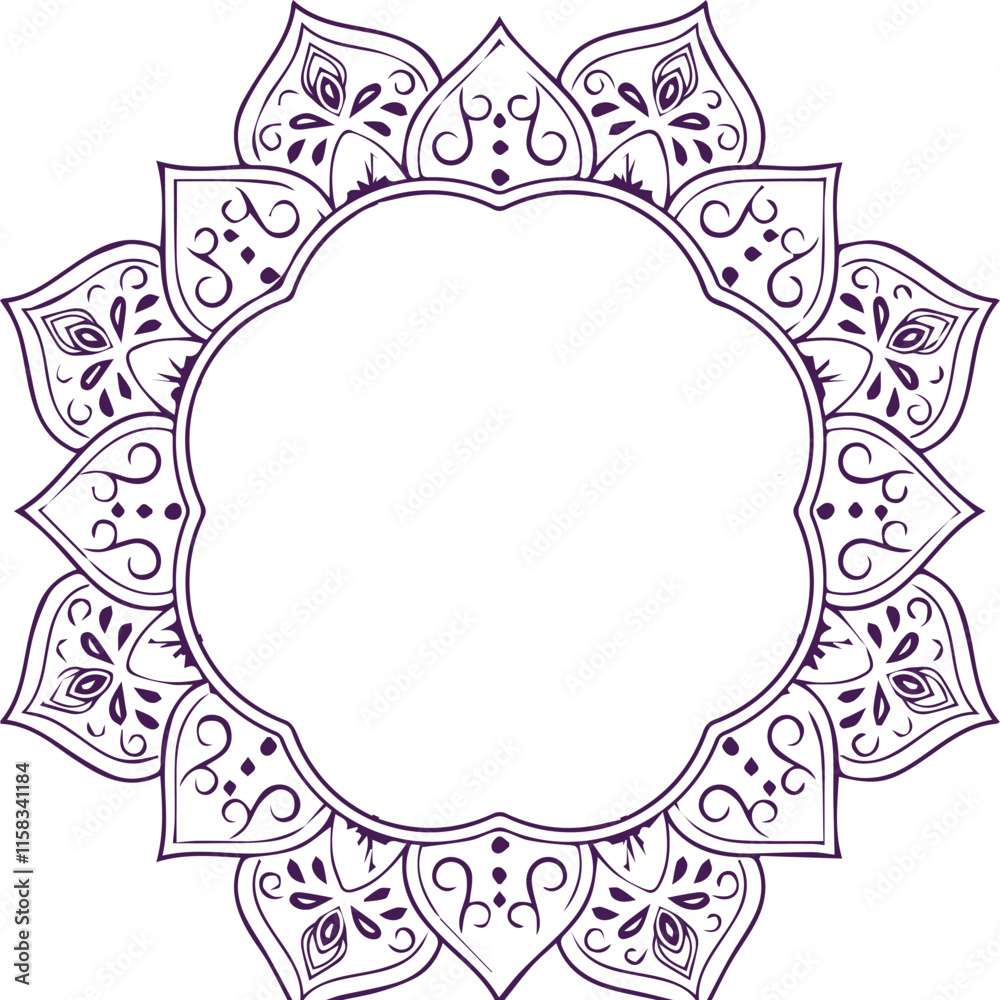 Beautiful flower art and mandala vector design Beautiful flower art and mandala vector design