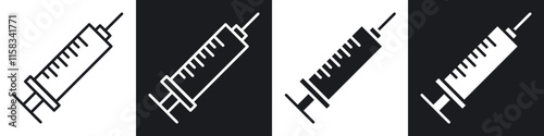 Syringe icon pack for app and website ui designs.