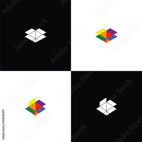 packaging logo, package logo design easy editable file
