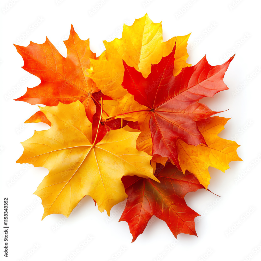 Colorful autumn leaves in vibrant shades of red, orange, and yellow. Perfect for seasonal decor and nature-inspired designs. Colorful autumn leaves in vibrant shades of red, orange, and yellow. Perfect for seasonal decor and nature-inspired designs.