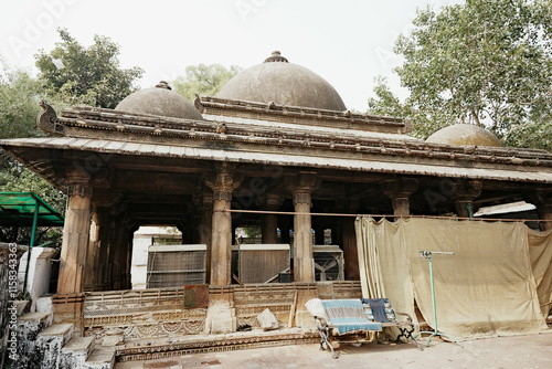 Obraz na płótnie Ahmedabad and its heritage: the tomb of Dai Halima w salonie