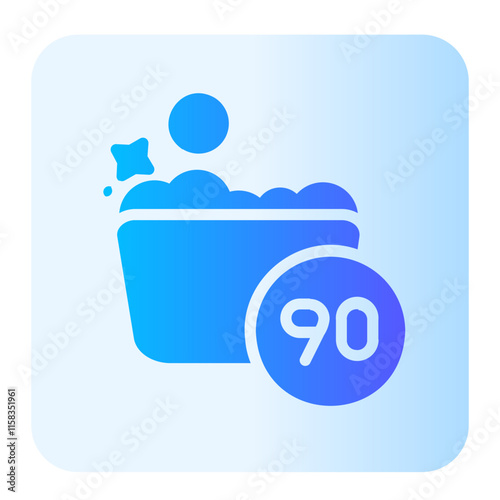 90 gradient icon