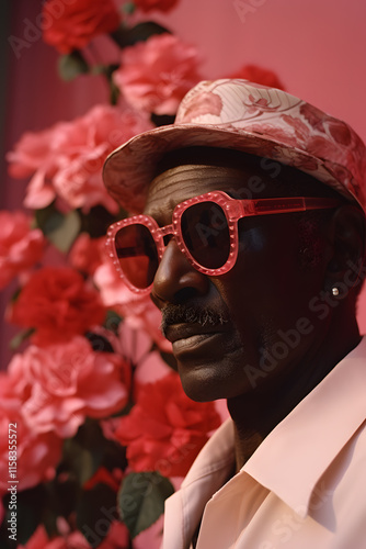 rose-coloured glasses (generative AI)