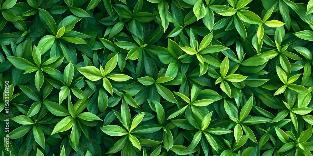 Fototapeta premium a group of green leaves
