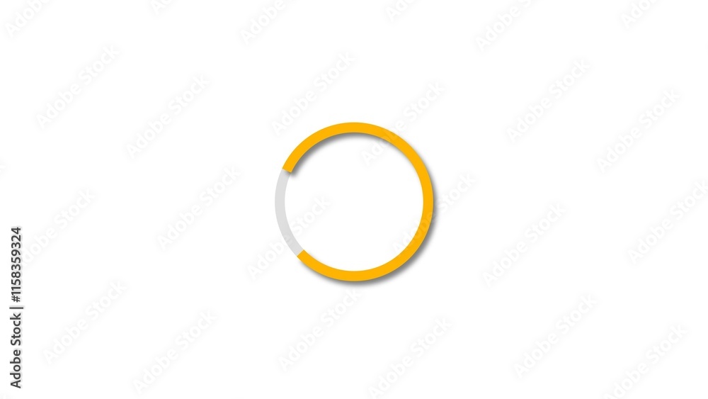Abstract beautiful circle frame loading icon background 4k illustration. Abstract beautiful circle frame loading icon background 4k illustration.