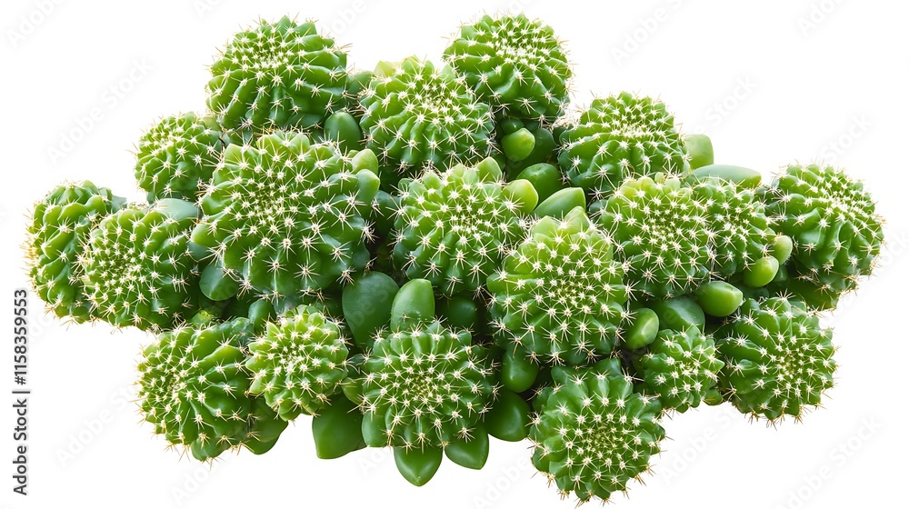 a green cactus with gold dots a green cactus with gold dots