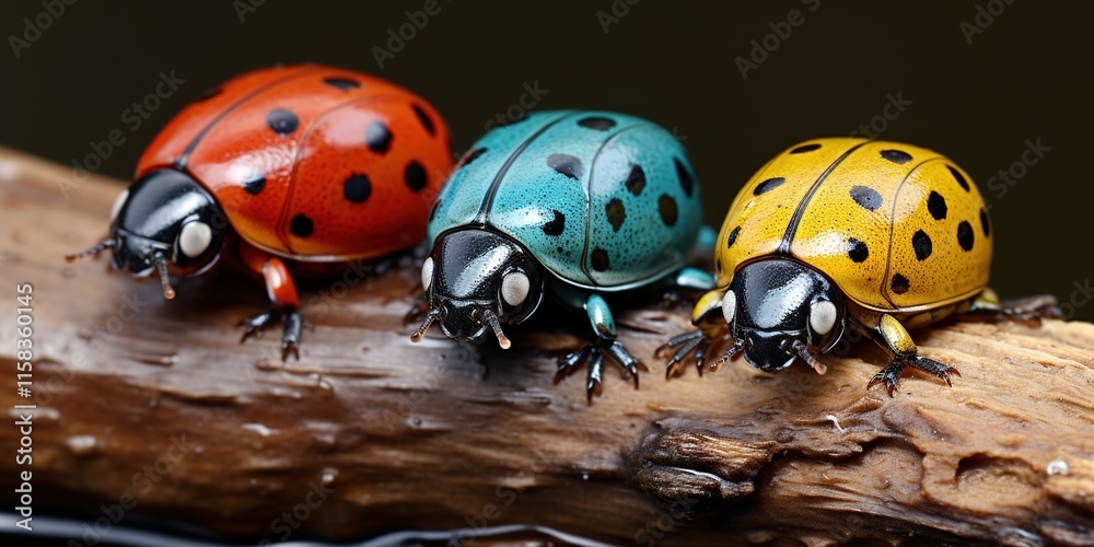 Fototapeta premium ladybird on a leaf