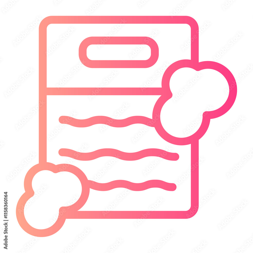 Washboard gradient icon Washboard gradient icon