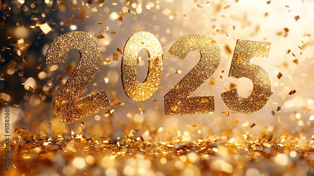 New Year's Eve Celebration in 2025. ai generated New Year's Eve Celebration in 2025. ai generated