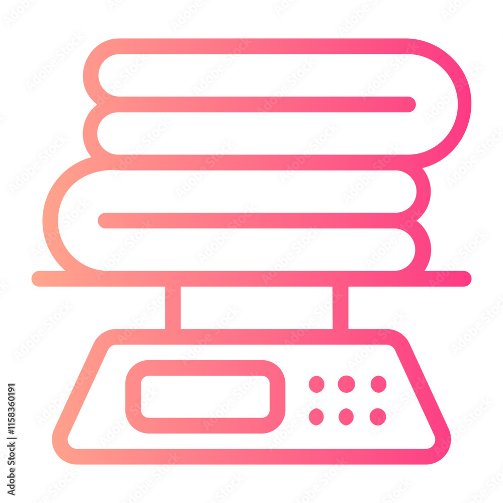 Weighing Machine gradient icon Weighing Machine gradient icon