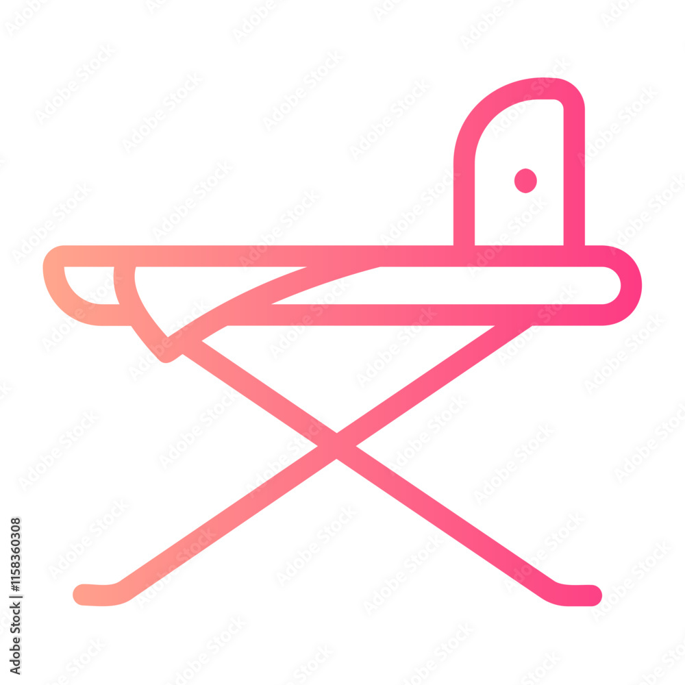 Fototapeta premium Iron Board gradient icon