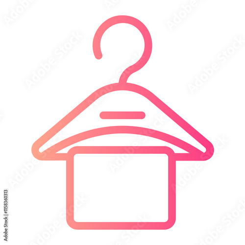 Hanging Clothes gradient icon