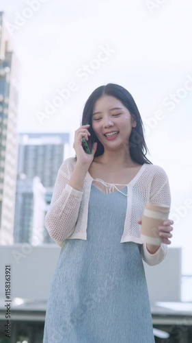 Businesswoman with sustainable lifestyle