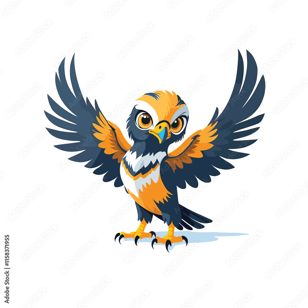 Fototapeta premium Baby animals vector illustration