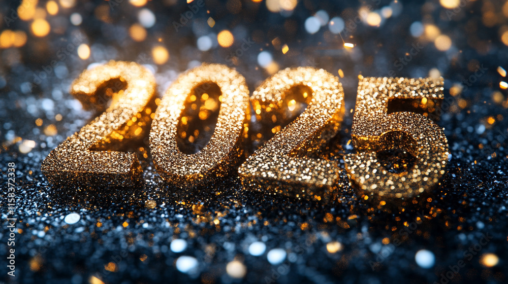 Design of New Year's Eve 2025 Party Invitations. ai generated Design of New Year's Eve 2025 Party Invitations. ai generated