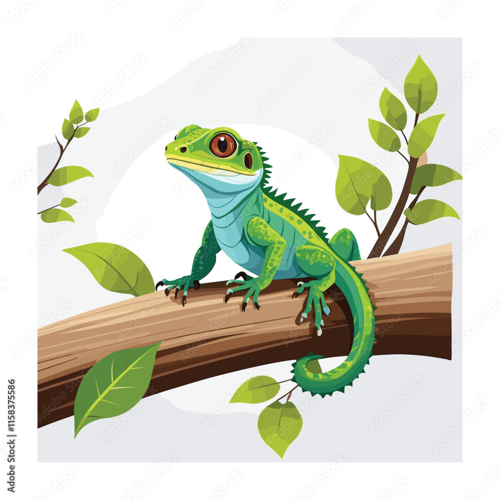 Fototapeta premium Baby animals vector illustration