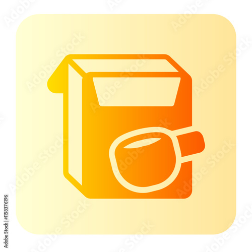 washing powder gradient icon
