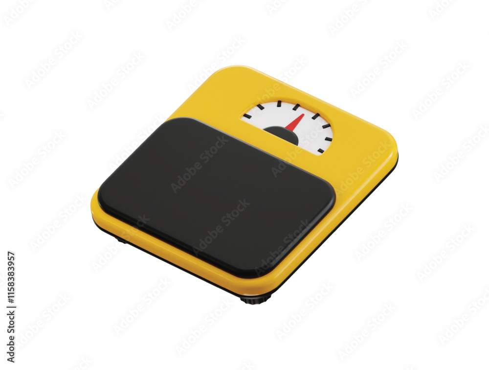 Weight Scale icon 3d render vector illustration Weight Scale icon 3d render vector illustration