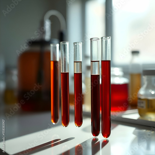 test tubes in laboratory
