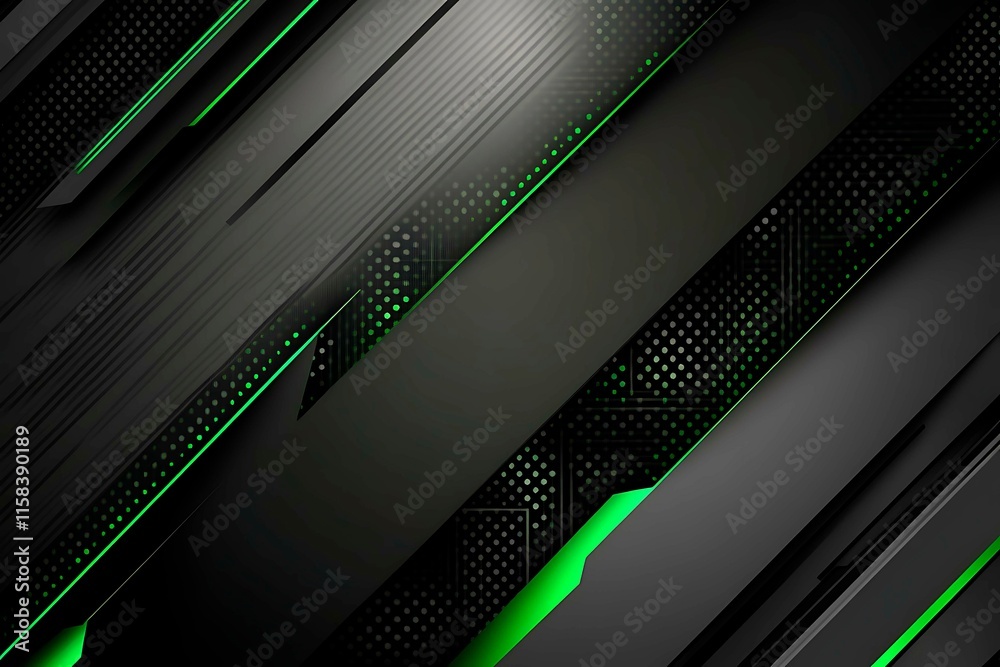 This vector illustration features a gradient green-black circuit board background, highlighted by an abstract technology pattern resembling interconnected circuitry. This vector illustration features a gradient green-black circuit board background, highlighted by an abstract technology pattern resembling interconnected circuitry.