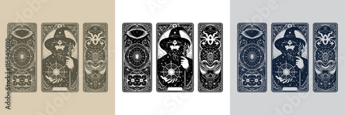 mage tattoo design featuring mystical energy