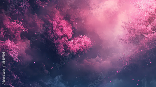 Wallpaper Mural Valentine background Torontodigital.ca