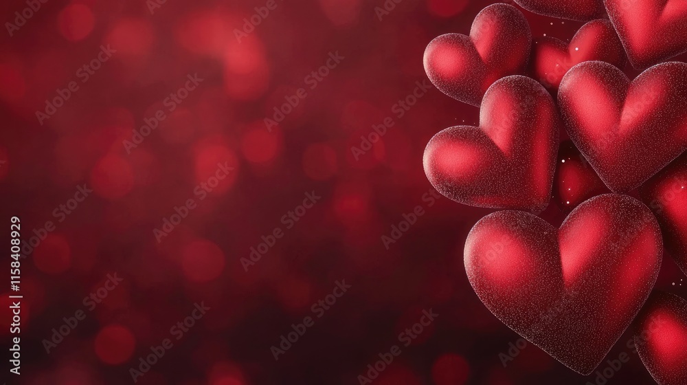 Romantic hearts gathering digital background graphic design love theme close up view celebration of affection Romantic hearts gathering digital background graphic design love theme close up view celebration of affection