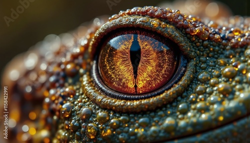 A close-up, high-resolution photograph of a lizard's eye