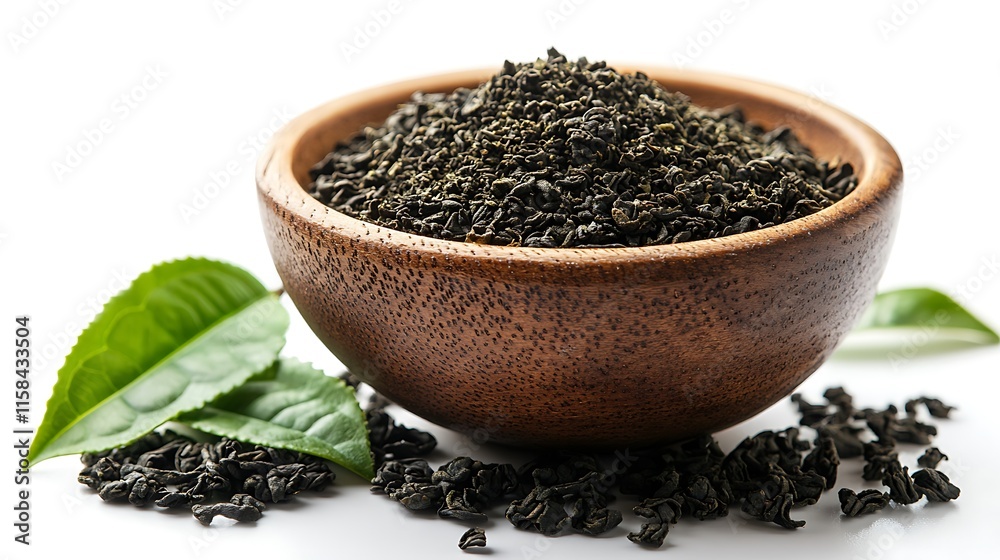 Brewing black tea leaves kitchen food photography indoor close-up Brewing black tea leaves kitchen food photography indoor close-up