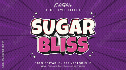 Sugar Bliss Editable Text Effect