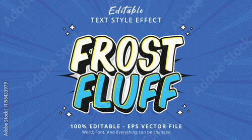 Frosty Fluff Editable Text Effect