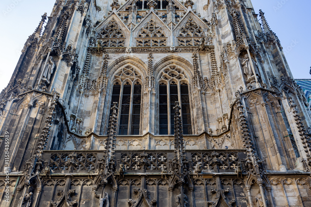 Details from exterior of St. Stephen's Cathedral in Vienna