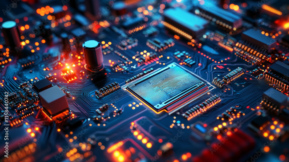 abstract technology futuristic concept circuit board high computer digital interface hologram digital innovation on hi tech future design background abstract technology futuristic concept circuit board high computer digital interface hologram digital innovation on hi tech future design background
