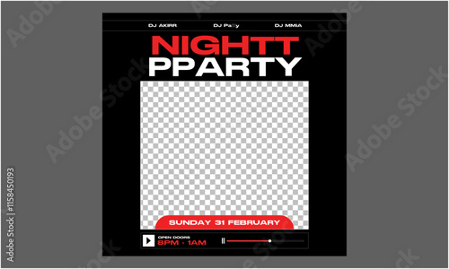 Night Party Socials Media