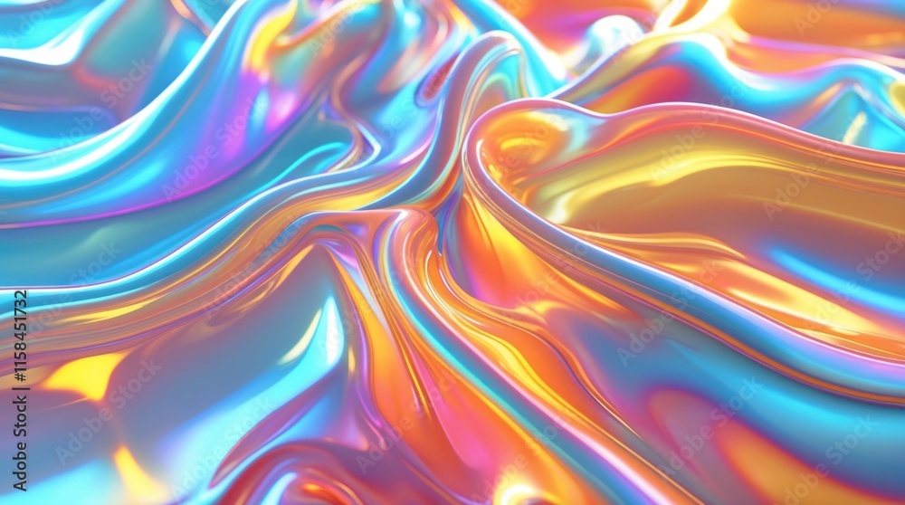 vibrant iridescent 3d background featuring vibrant iridescent 3d background featuring