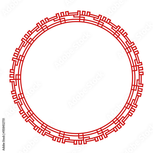 Chinese Style Circle Frame