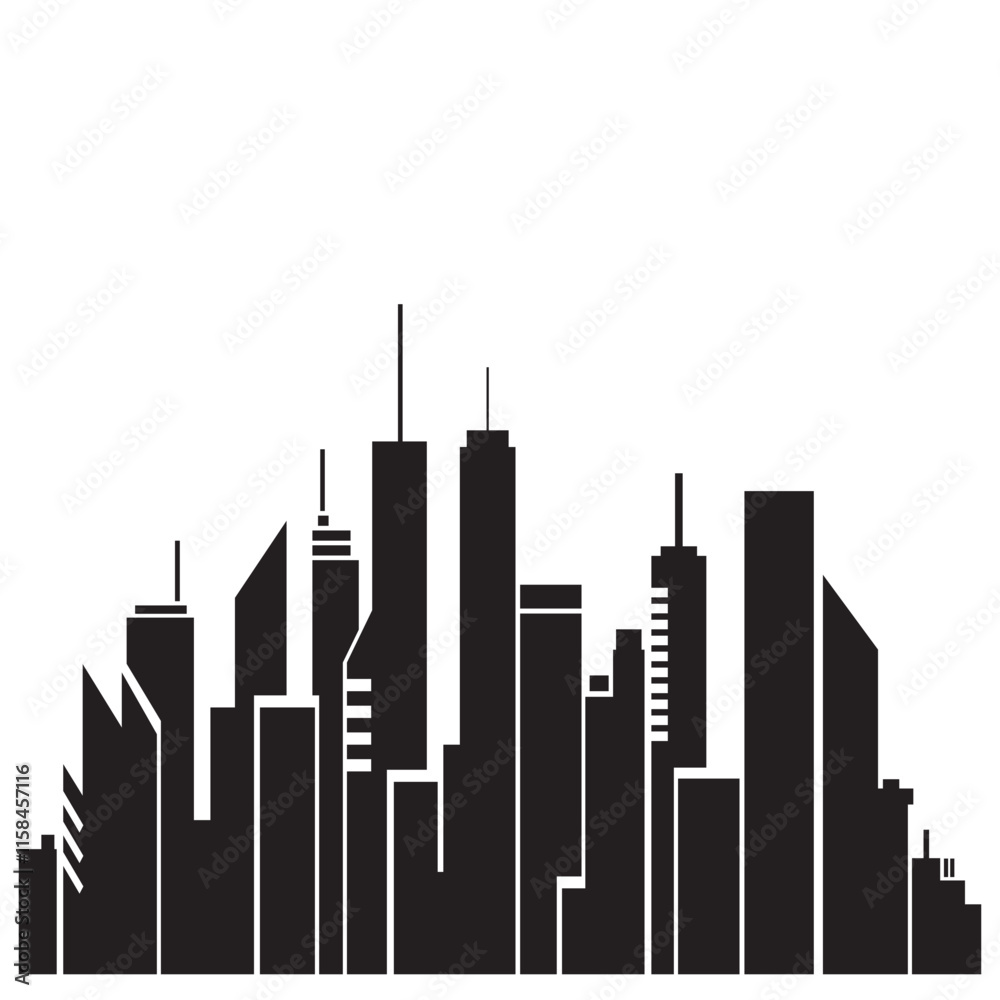 Obraz premium City Silhouette