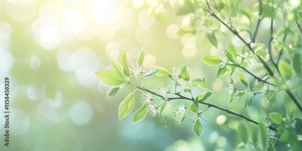 Soft, tender green light illuminates a springtime background, creating a serene atmosphere that embodies the essence of green spring and fresh beginnings. Experience the tranquility of this green Soft, tender green light illuminates a springtime background, creating a serene atmosphere that embodies the essence of green spring and fresh beginnings. Experience the tranquility of this green